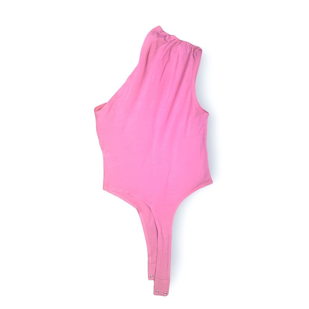 NWT Miaou Jade One Shoulder Bodysuit in Violet Purple Sz. S - Picture 4 of 9